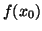 $ f(x_0)$
